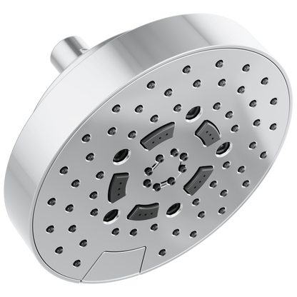 Essential Shower Series 7" Linear Round H2Okinetic Multi-Function Wall Mount Shower Head - 1.75 GPM - Polished Chrome
