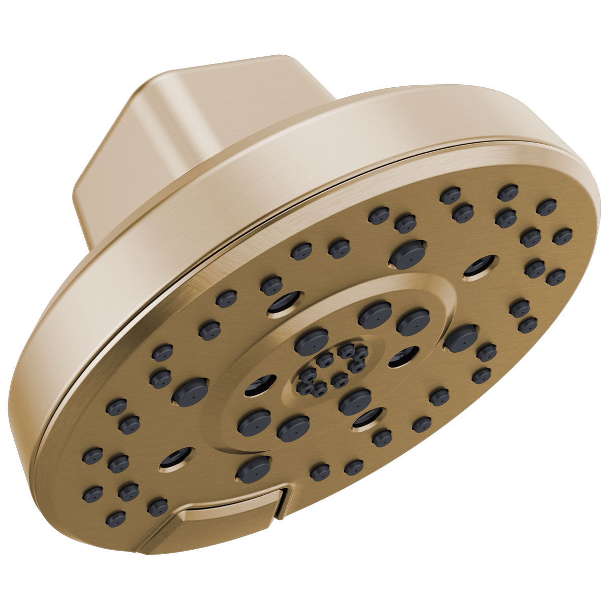 Levoir H2Okinetic Round Multi-Function Showerhead - Brilliance® Luxe Gold®