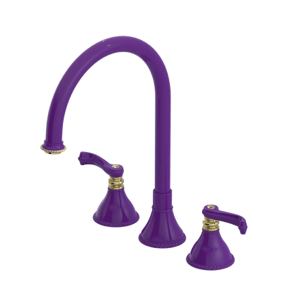 Rubinet Widespread Kitchen Set Purple Haze