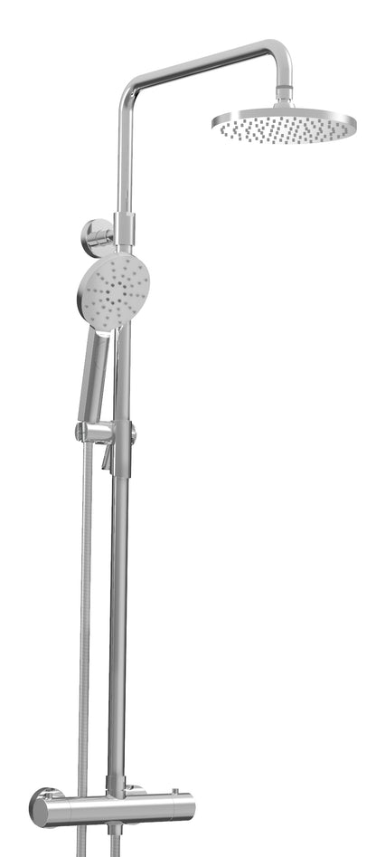 Baril Complete thermostatic shower kit on column