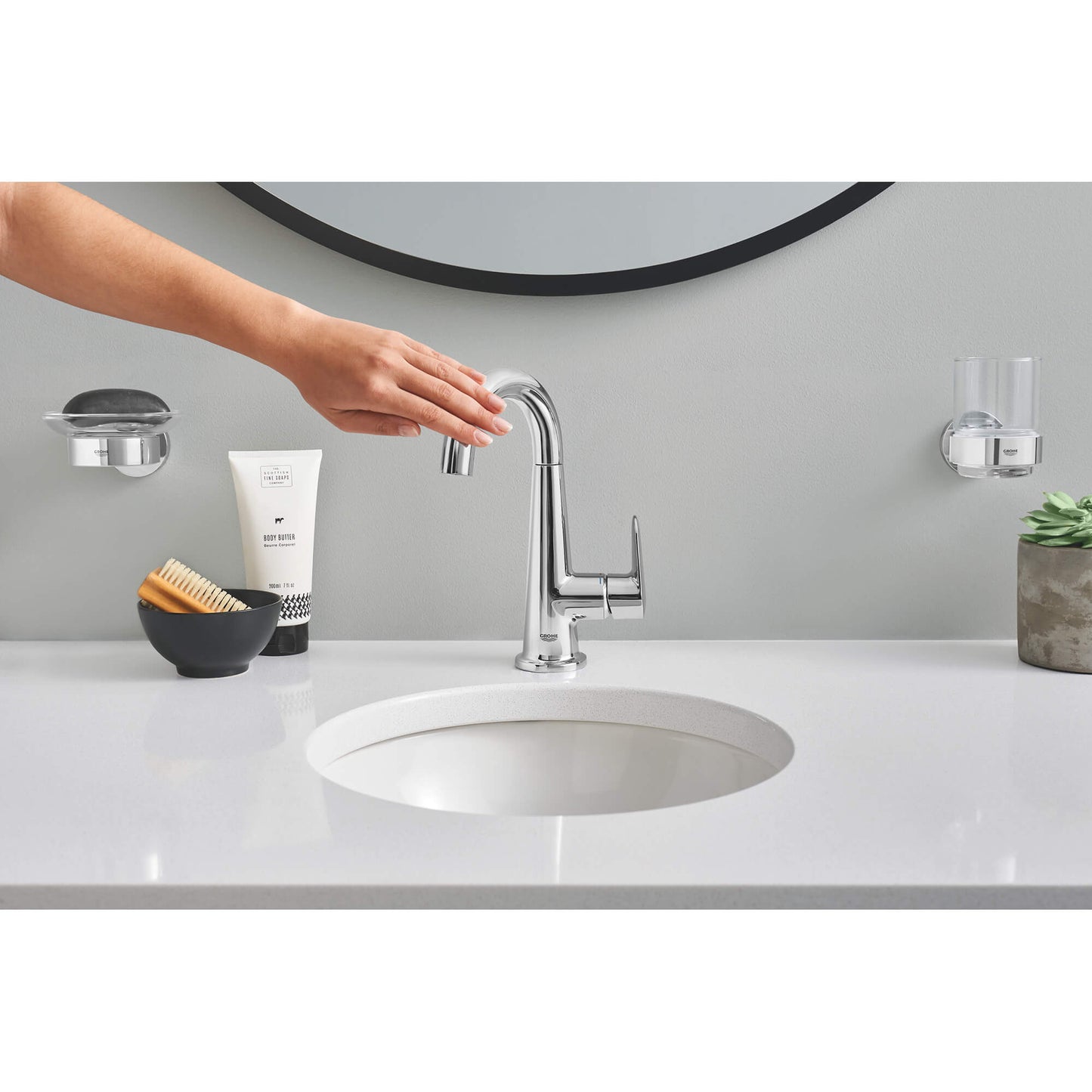 Grohe Single-handle 4" Centerset Bathroom Faucet