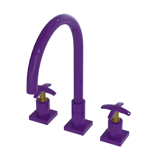 Rubinet Widespread Kitchen Set Purple Haze