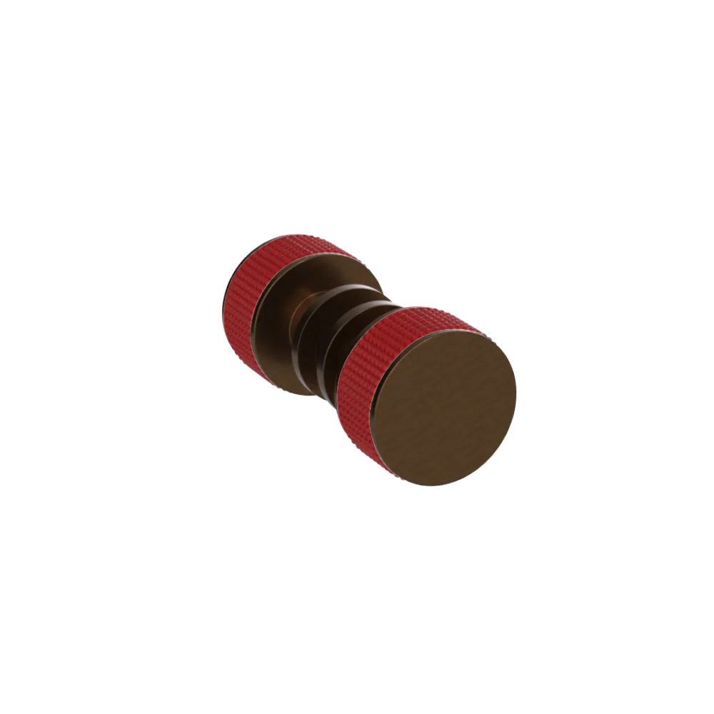 Rubinet Shower Door Knob (set) Tuscan Brass