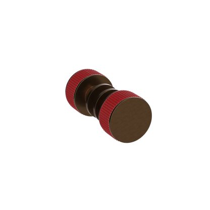 Rubinet Shower Door Knob (set) Tuscan Brass