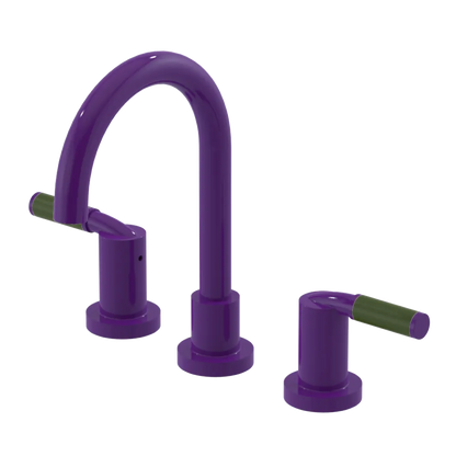 Rubinet Widespread Lav set (less drain) Purple Haze