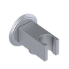 Rubinet Wall Bracket with Integral Supply with 1/2" NPT x 1/2" NPSM x 3" Nipple Satin Chrome