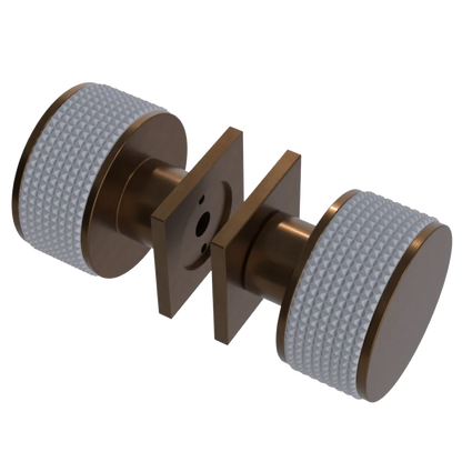 Rubinet Shower Door Knob (set) Tuscan Brass