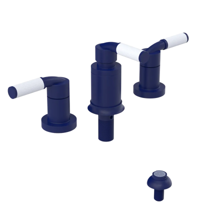 Rubinet Bidet Fitting with Spray, Diverter, and Vacum Breaker (Less Drain) Midnight Blue