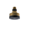 Rubinet 3 FUNCTION SHOWER HEAD Antique Brass Matt