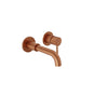 Baril Trim only for single lever wall-mounted lavatory faucet, drain not included