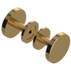Rubinet Shower Door Knob (set) Gold