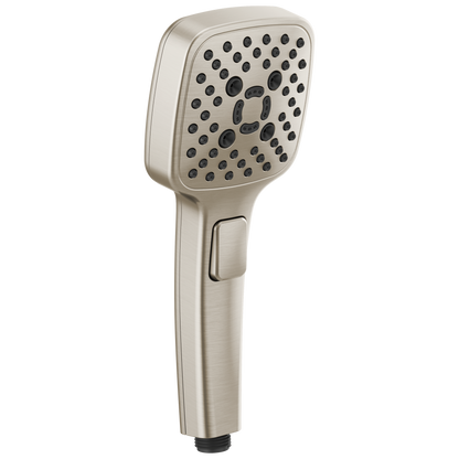 Essential Shower Series Linear Square Multi-Function Hand Shower - Brilliance® Luxe Nickel®