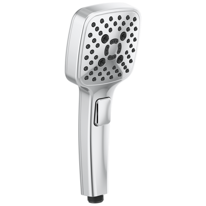 Essential Shower Series Linear Square Multi-Function Hand Shower - Polished Chrome