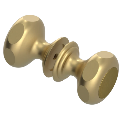 Rubinet Shower Door Knob (set) Satin Brass