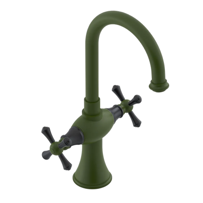 Rubinet Single Hole Dual Handle Lav. Set. (less drain) Green Envy