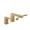 Baril 3-piece tub filler with hand shower