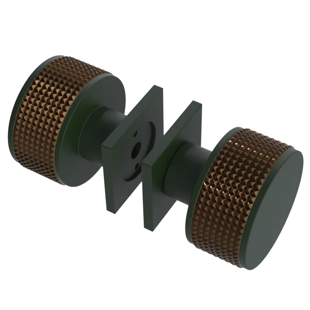 Rubinet Shower Door Knob (set) Green Envy