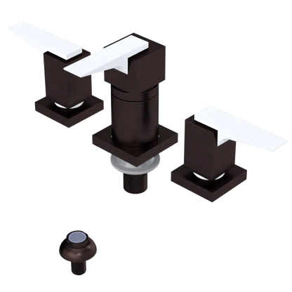 Rubinet Bidet Fitting with Spray, Diverter, and Vacuum Breaker (less drain) Tuscan Brass