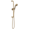Litze Slide Bar Handshower with H2OKinetic Technology - Brilliance® Luxe Gold®
