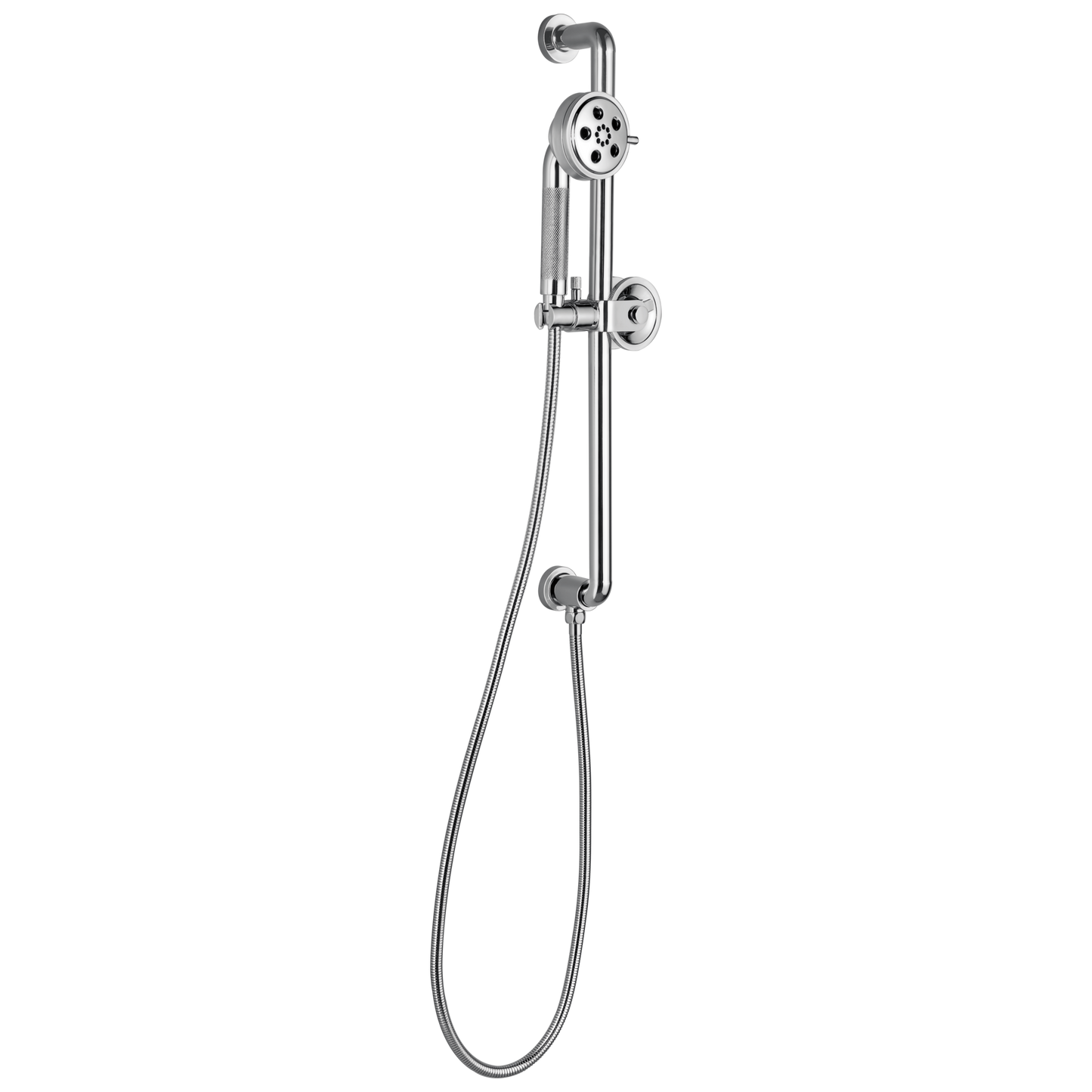 Litze Slide Bar Handshower with H2OKinetic Technology - Polished Chrome