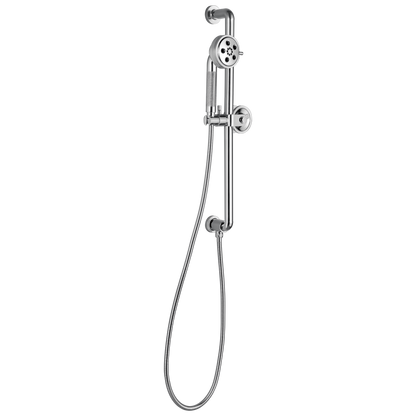 Litze Slide Bar Handshower with H2OKinetic Technology - Polished Chrome