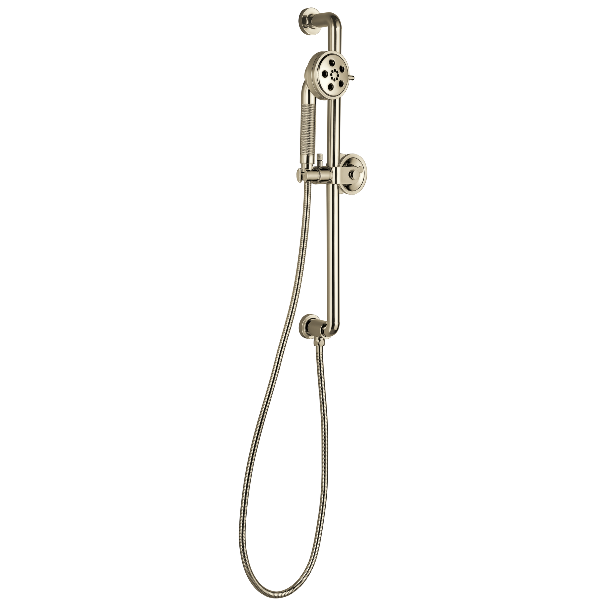 Litze Slide Bar Handshower with H2OKinetic Technology - Brilliance® Polished Nickel