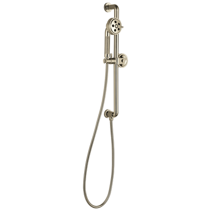Litze Slide Bar Handshower with H2OKinetic Technology - Brilliance® Polished Nickel