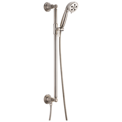 Rook Slide Bar Handshower With H2OKinetic Technology - Brilliance® Luxe Nickel®