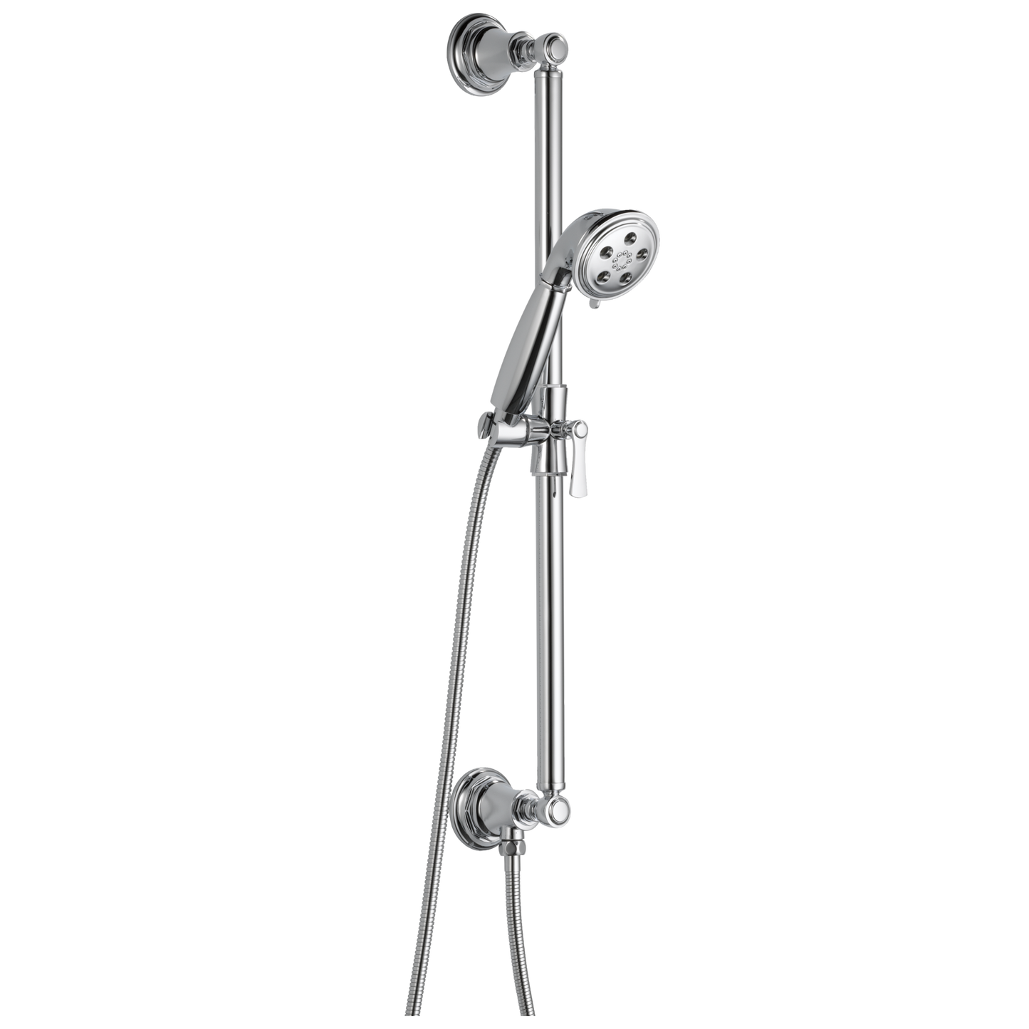 Rook Slide Bar Handshower With H2OKinetic Technology - Polished Chrome