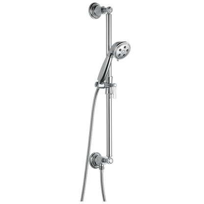 Rook Slide Bar Handshower With H2OKinetic Technology - Polished Chrome