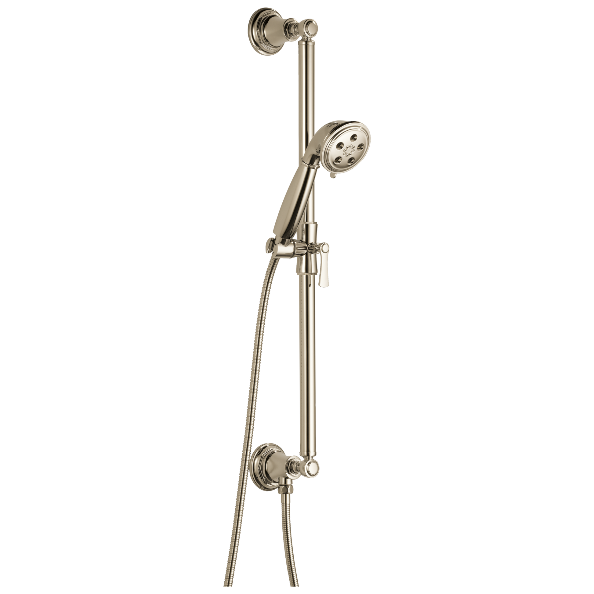 Rook Slide Bar Handshower With H2OKinetic Technology - Brilliance® Polished Nickel