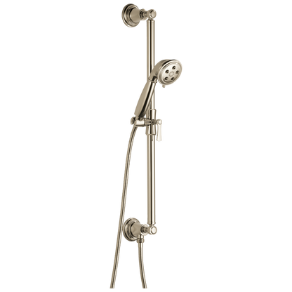 Rook Slide Bar Handshower With H2OKinetic Technology - Brilliance® Polished Nickel