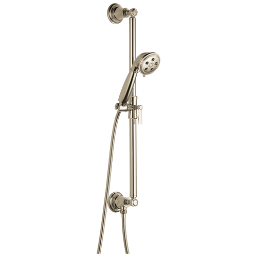 Rook Slide Bar Handshower With H2OKinetic Technology - Brilliance® Polished Nickel