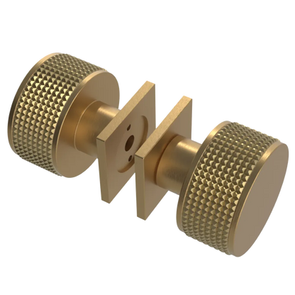 Rubinet Shower Door Knob (set) Satin Gold