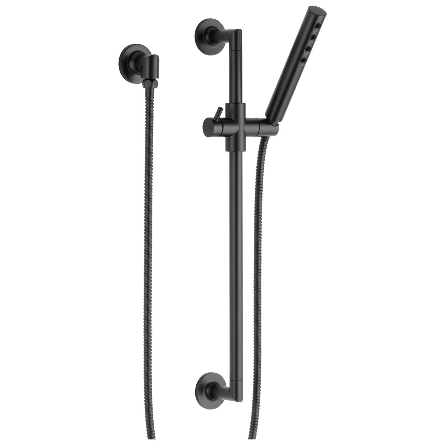Odin Slide Bar Hand Shower with H2OKinetic Technology - Matte Black