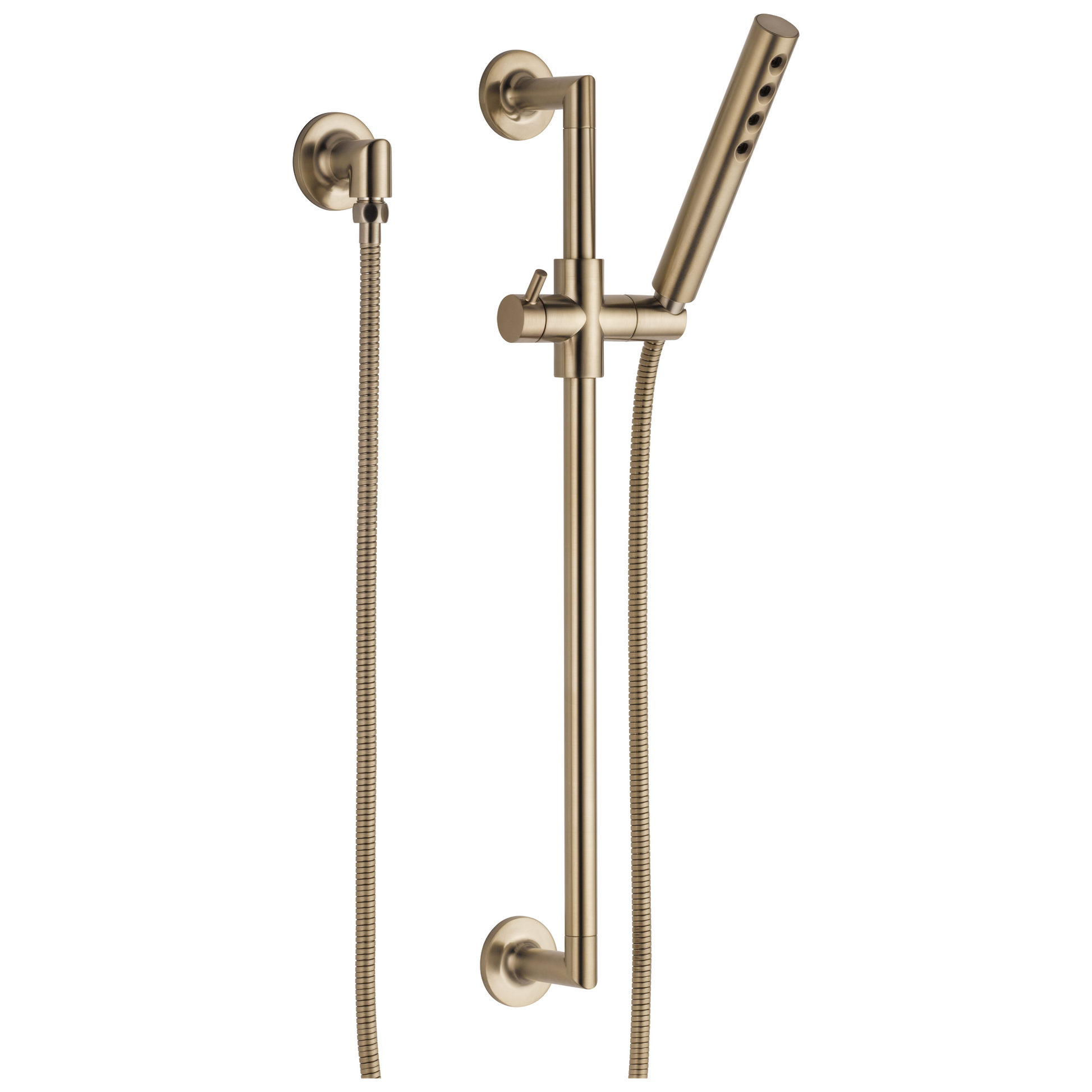 Odin Slide Bar Hand Shower with H2OKinetic Technology - Brilliance® Luxe Gold®
