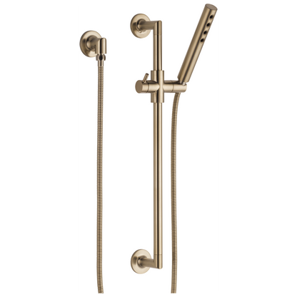 Odin Slide Bar Hand Shower with H2OKinetic Technology - Brilliance® Luxe Gold®