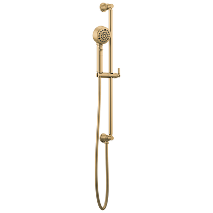 Invari H2Okinetic Multi-Function Slide Bar Handshower - Brilliance® Luxe Gold®