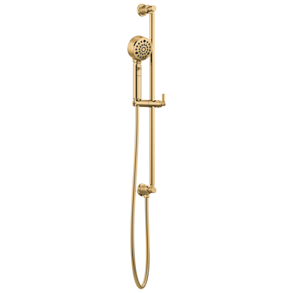 Invari H2Okinetic Multi-Function Slide Bar Handshower - Brilliance® Polished Gold