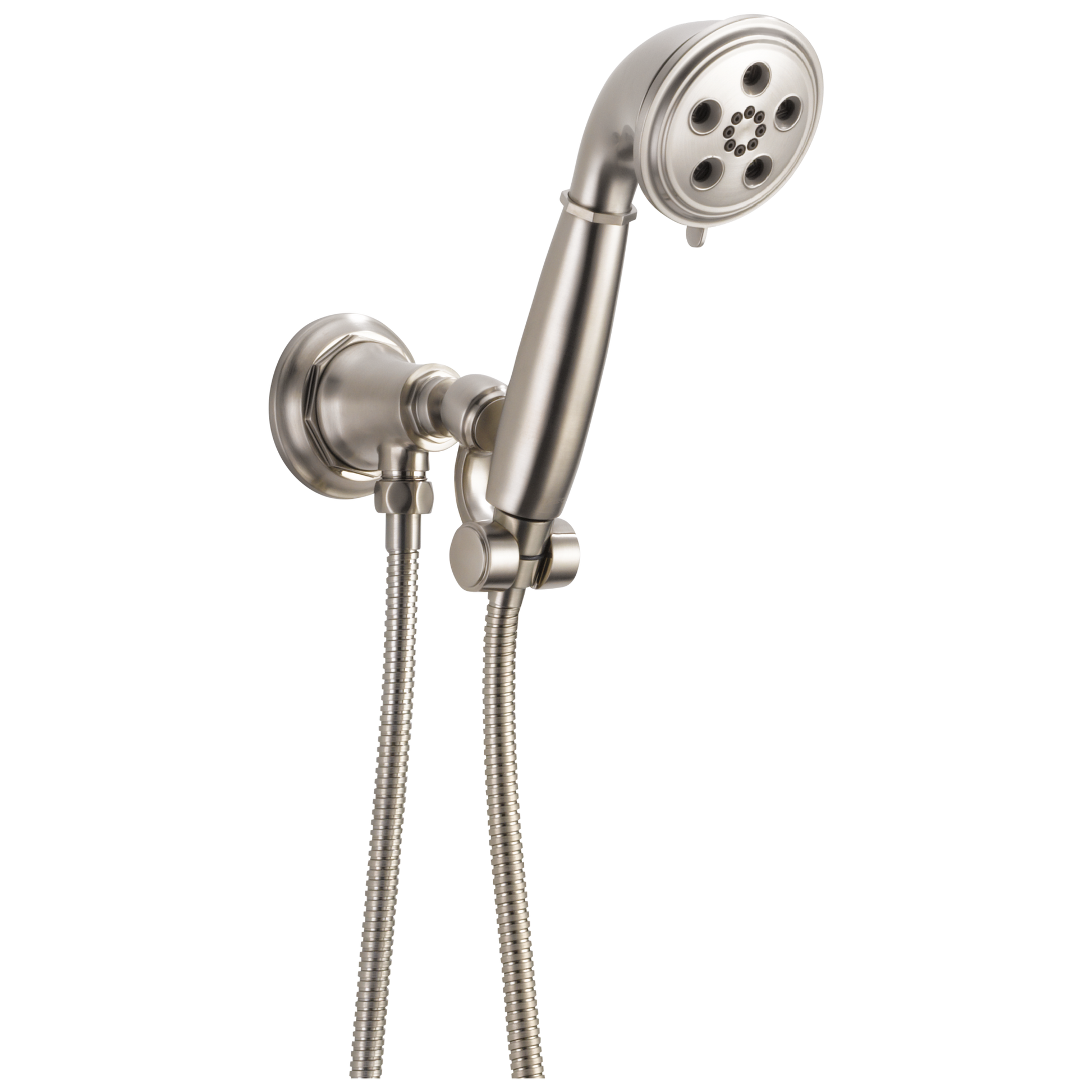 Rook WALL MOUNT HANDSHOWER WITH H2OKINETIC TECHNOLOGY - Brilliance® Luxe Nickel®