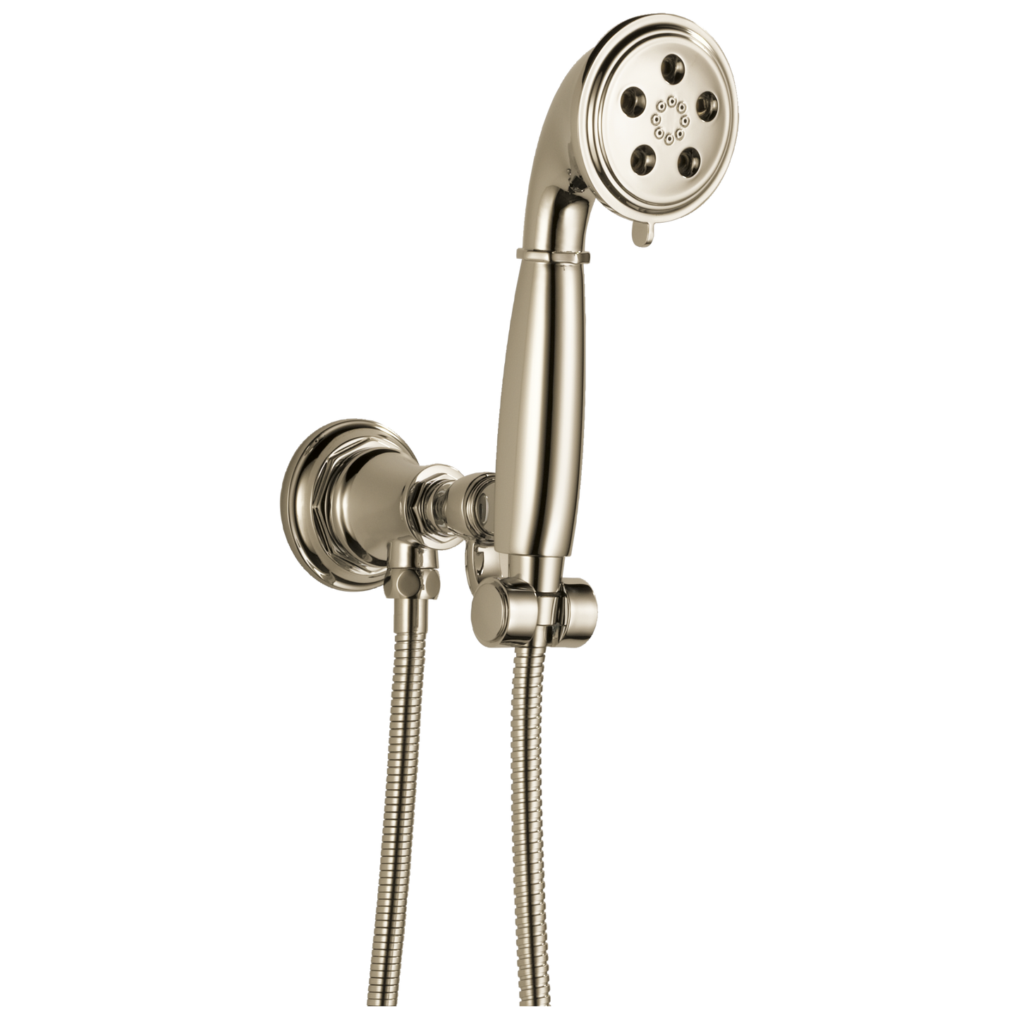 Rook WALL MOUNT HANDSHOWER WITH H2OKINETIC TECHNOLOGY - Brilliance® Polished Nickel