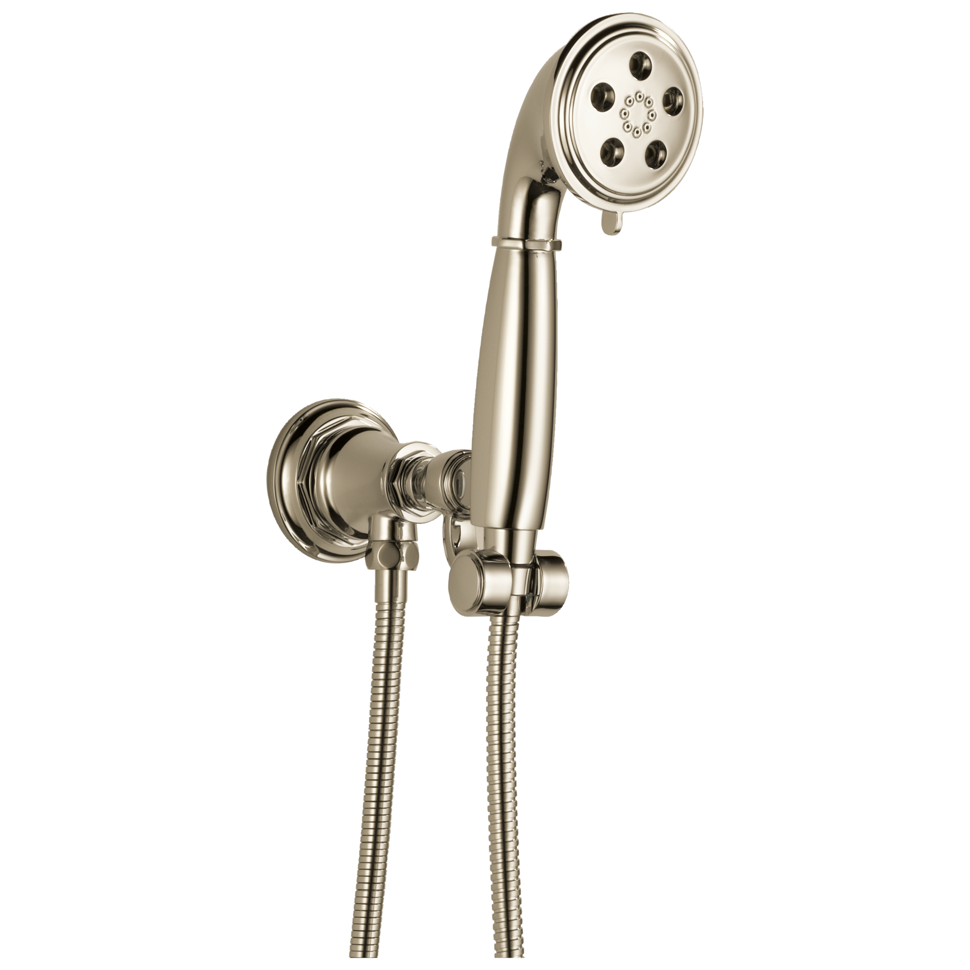 Rook WALL MOUNT HANDSHOWER WITH H2OKINETIC TECHNOLOGY - Brilliance® Polished Nickel