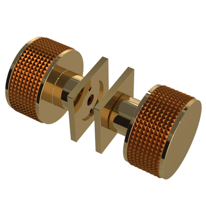 Rubinet Shower Door Knob (set) Gold