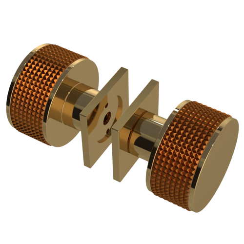 Rubinet Shower Door Knob (set) Gold