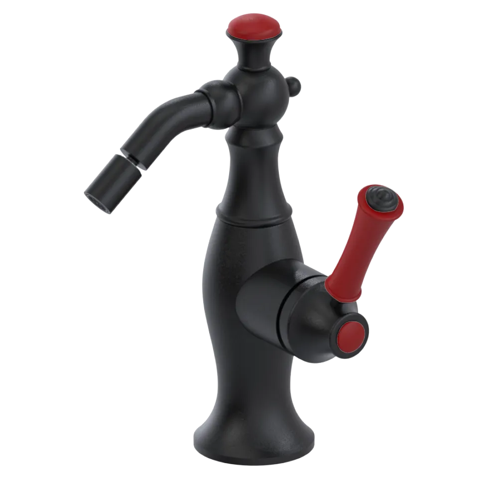 Rubinet Single Control Bidet Fitting (less drain) Matt Black