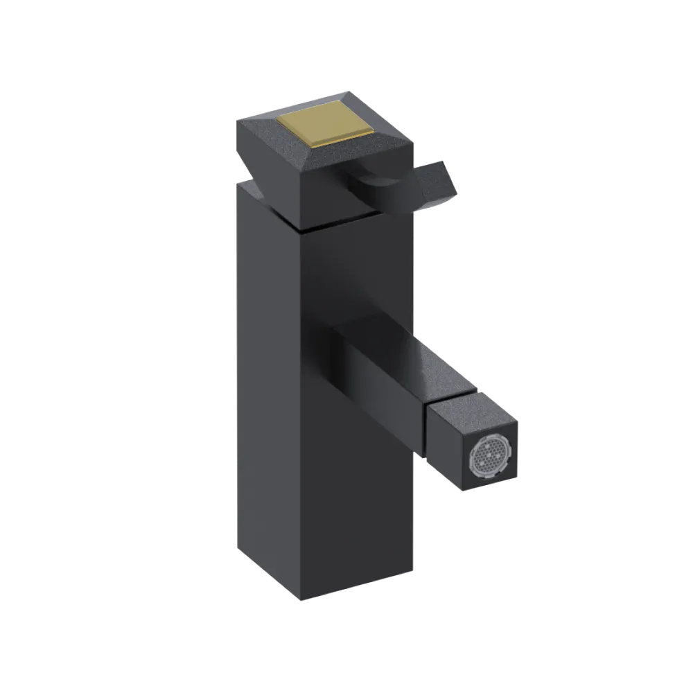 Rubinet Single Control Bidet Fitting (less drain) Matt Black