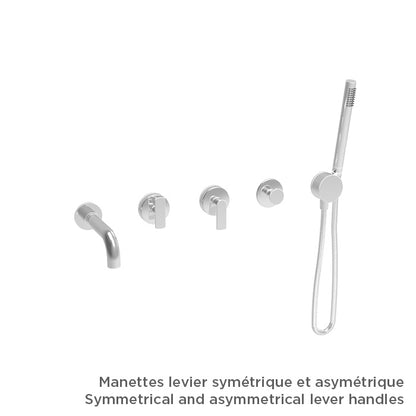 Baril Complete thermostatic shower kit without handle