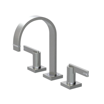 Rubinet Widespread Lav. Set. (less drain) Satin Nickel
