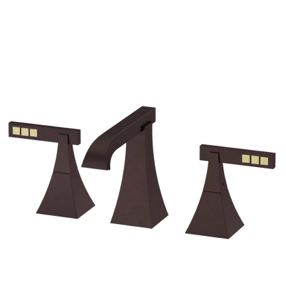 Rubinet Widespread Lav. Set. (less drain) Oil Rubbed Bronze