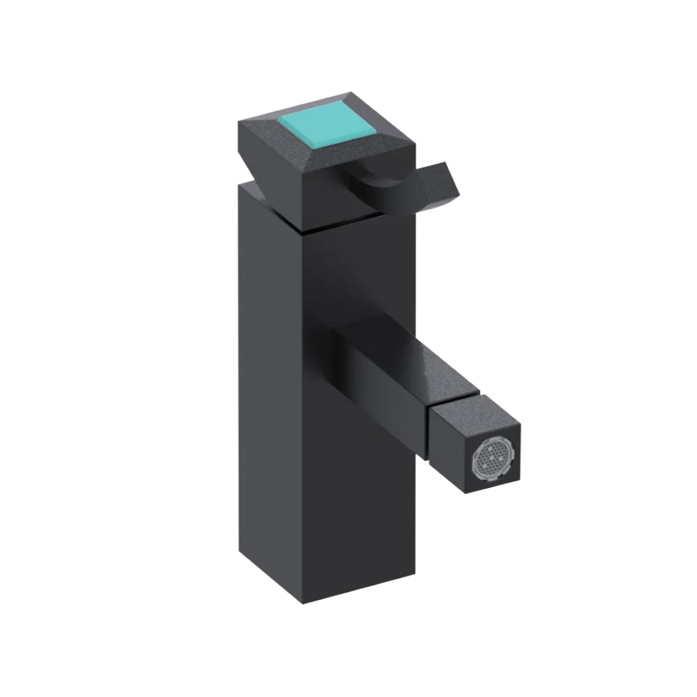 Rubinet Single Control Bidet Fitting (less drain) Matt Black